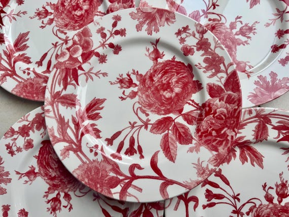 New Vintage Style Transferware - Dinner Plates 11” - Royal Stafford England
