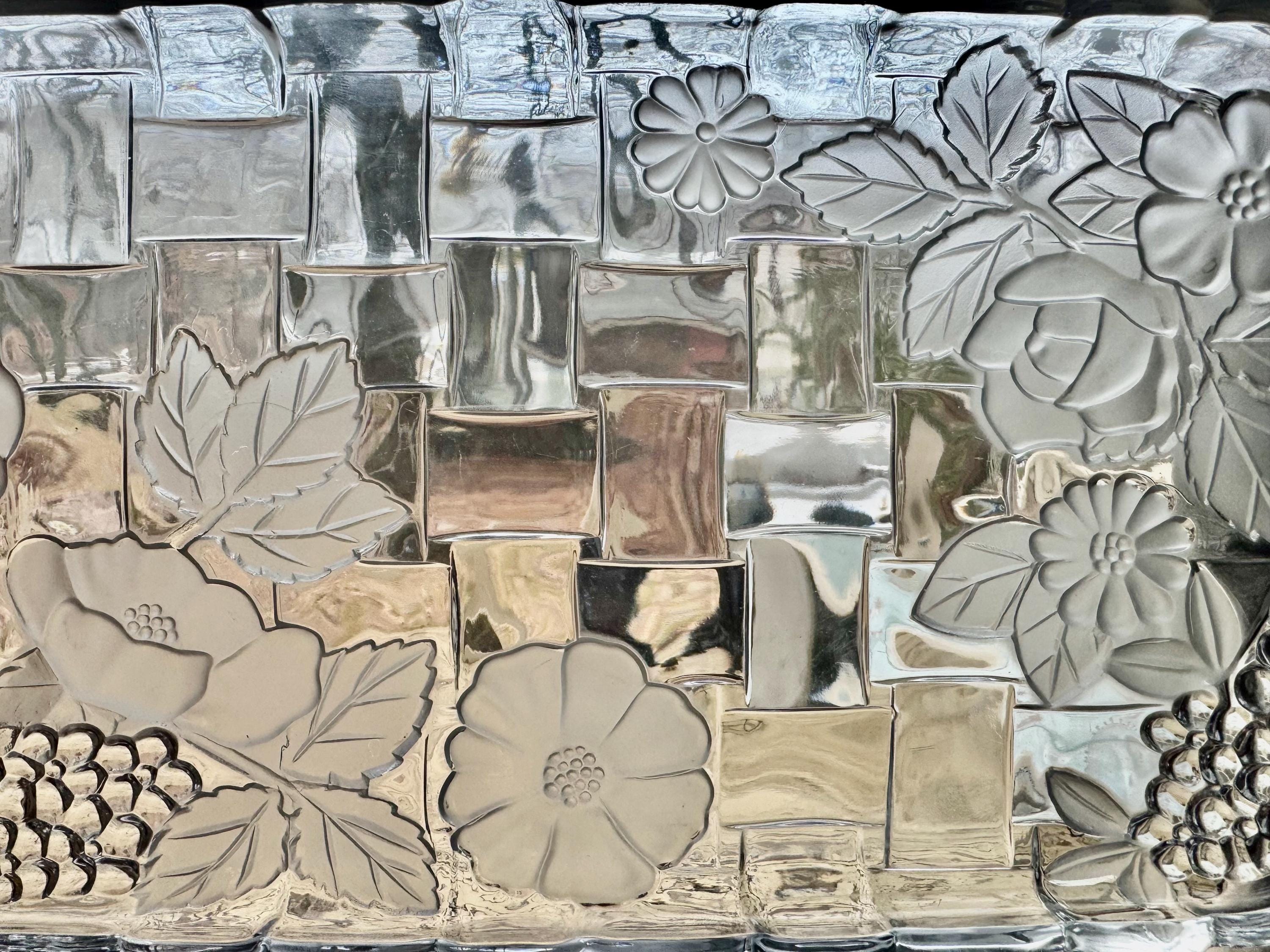 Vintage Napoli Glass Serving Tray — Crystal Clear Industries