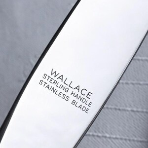 Wallace “Spanish Lace” Sterling Handle Knife – 1964 – Elegant Hollow Knife 画像 8