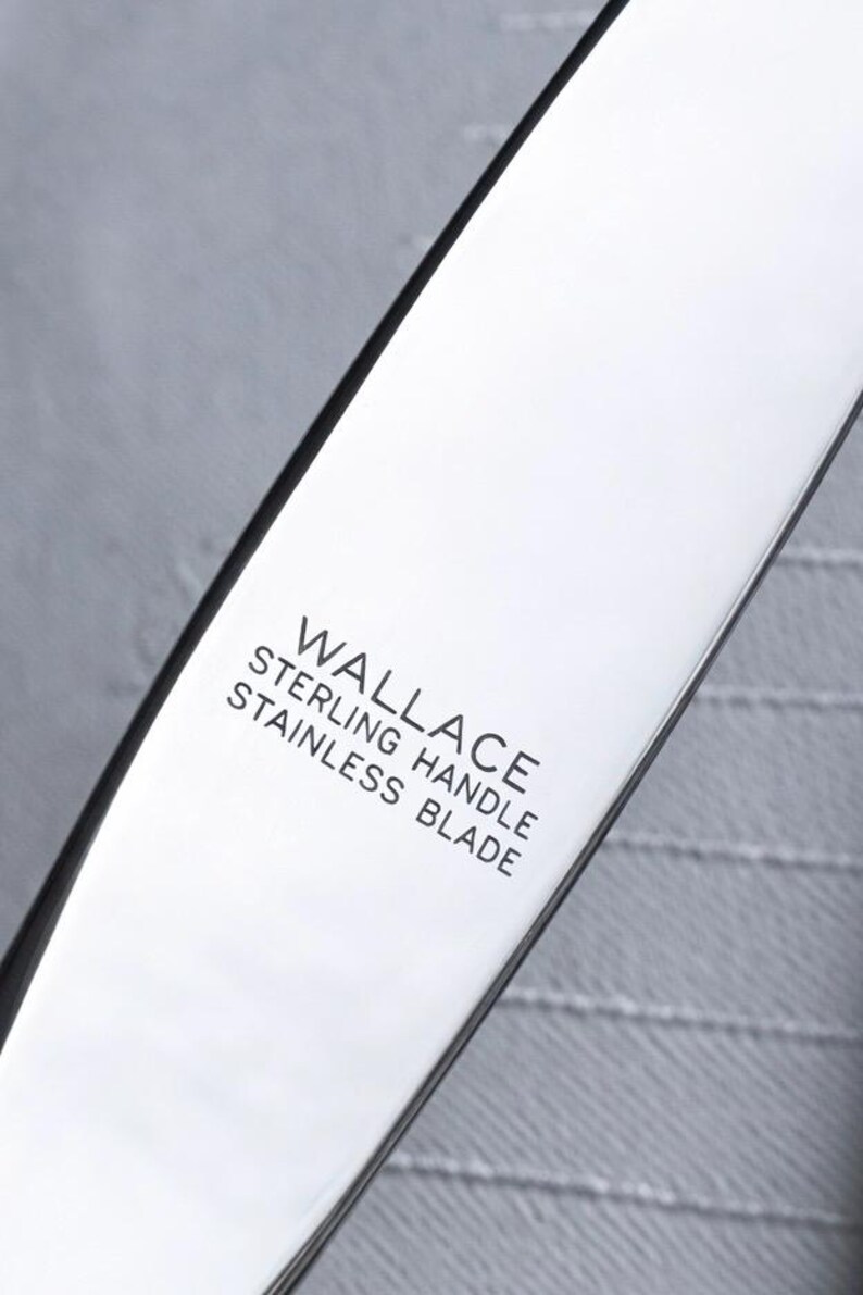 Wallace “Spanish Lace” Sterling Handle Knife – 1964 – Elegant Hollow Knife 画像 8