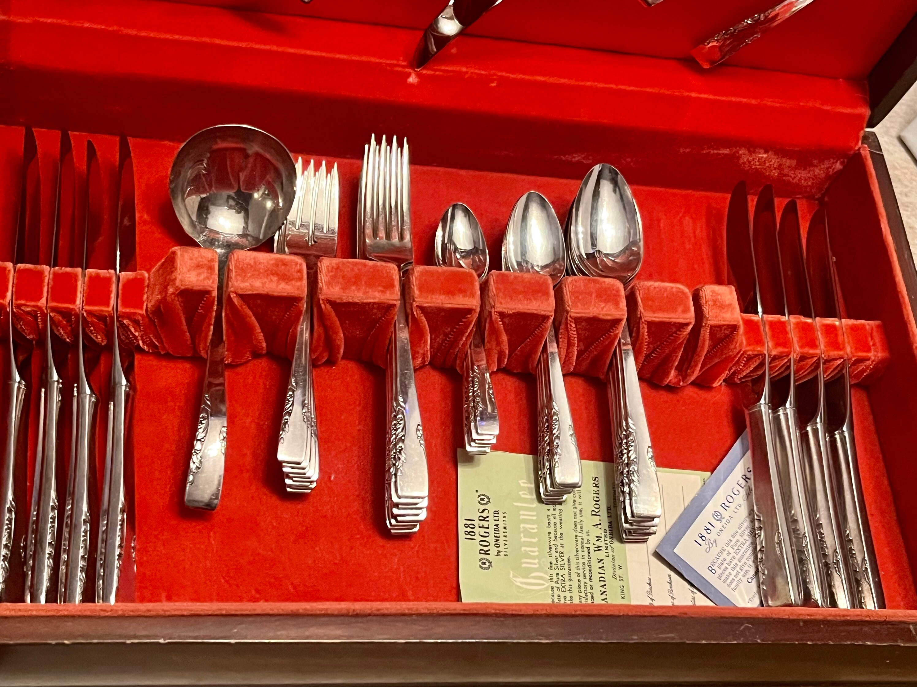 Vintage Proposal 1881 Rogers Oneida Silver Plated Silverware Etsy