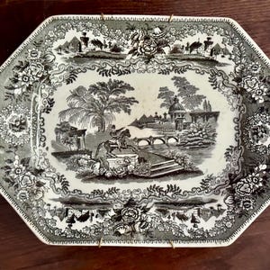 Vintage Royalty Wall Plates – Black & White Gallery Collection, Ceramic Porcelain bild 14