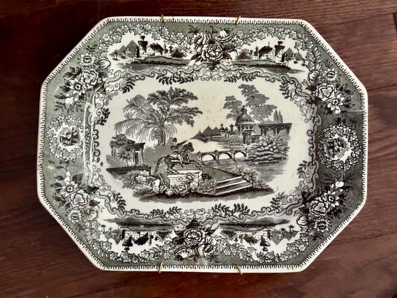 Vintage Royalty Wall Plates – Black & White Gallery Collection, Ceramic Porcelain bild 14