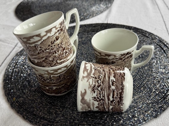 英国ヴィンテージ ロイヤルスタッフォードシャーTransferware トレイ