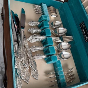 Artistry Vintage 1960+ Complete Silverplate Set for 8 Persons (46 items) — Optional Chest image 12