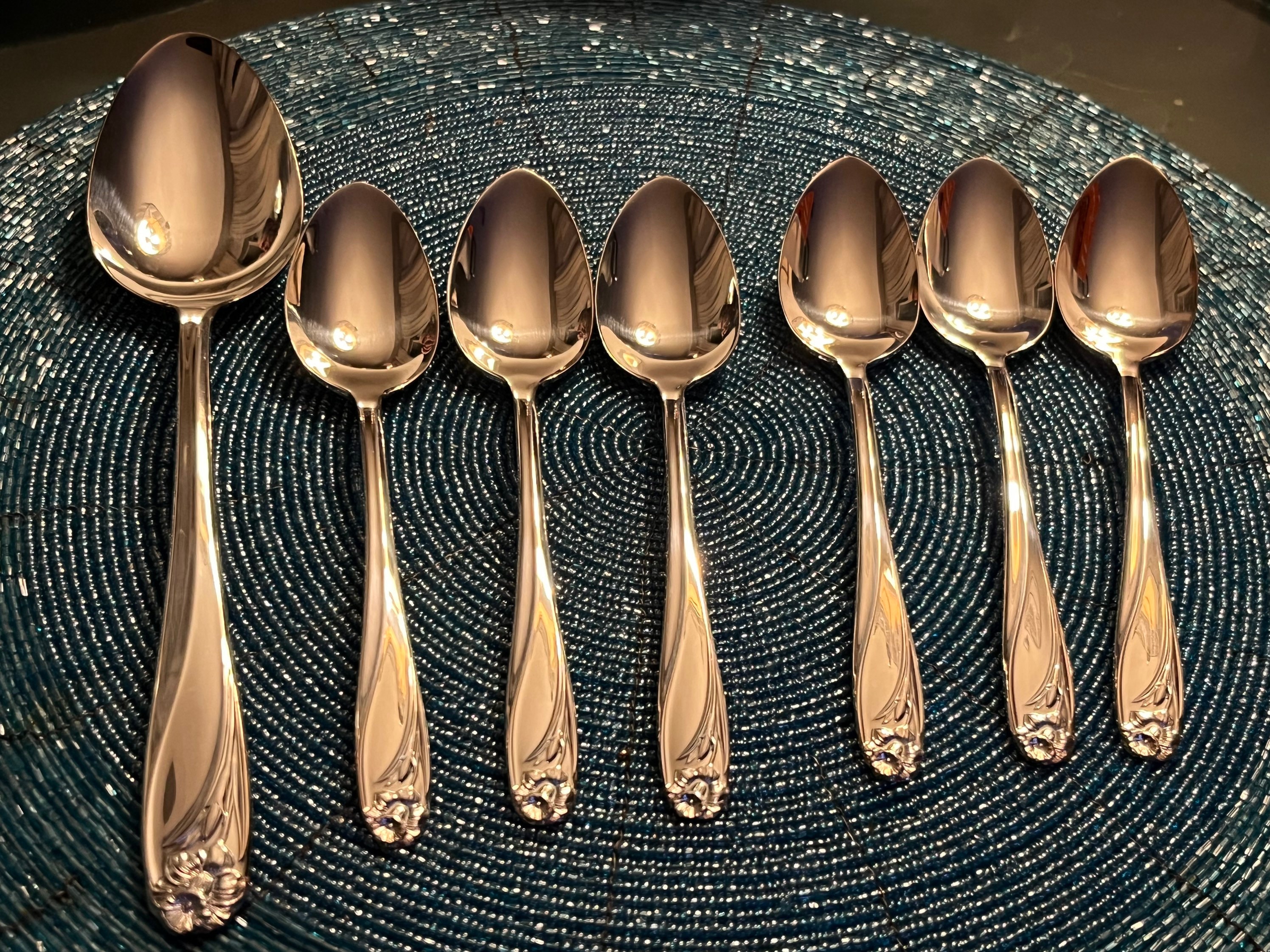 Vintage 1847 Rogers Bros Silver Plated “Daffodil” - Custom Silverware Sets for 12 Persons