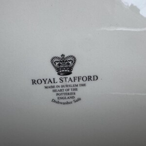 New Vintage Style Transferware - Dinner Plates 11” - Royal Stafford England bild 6