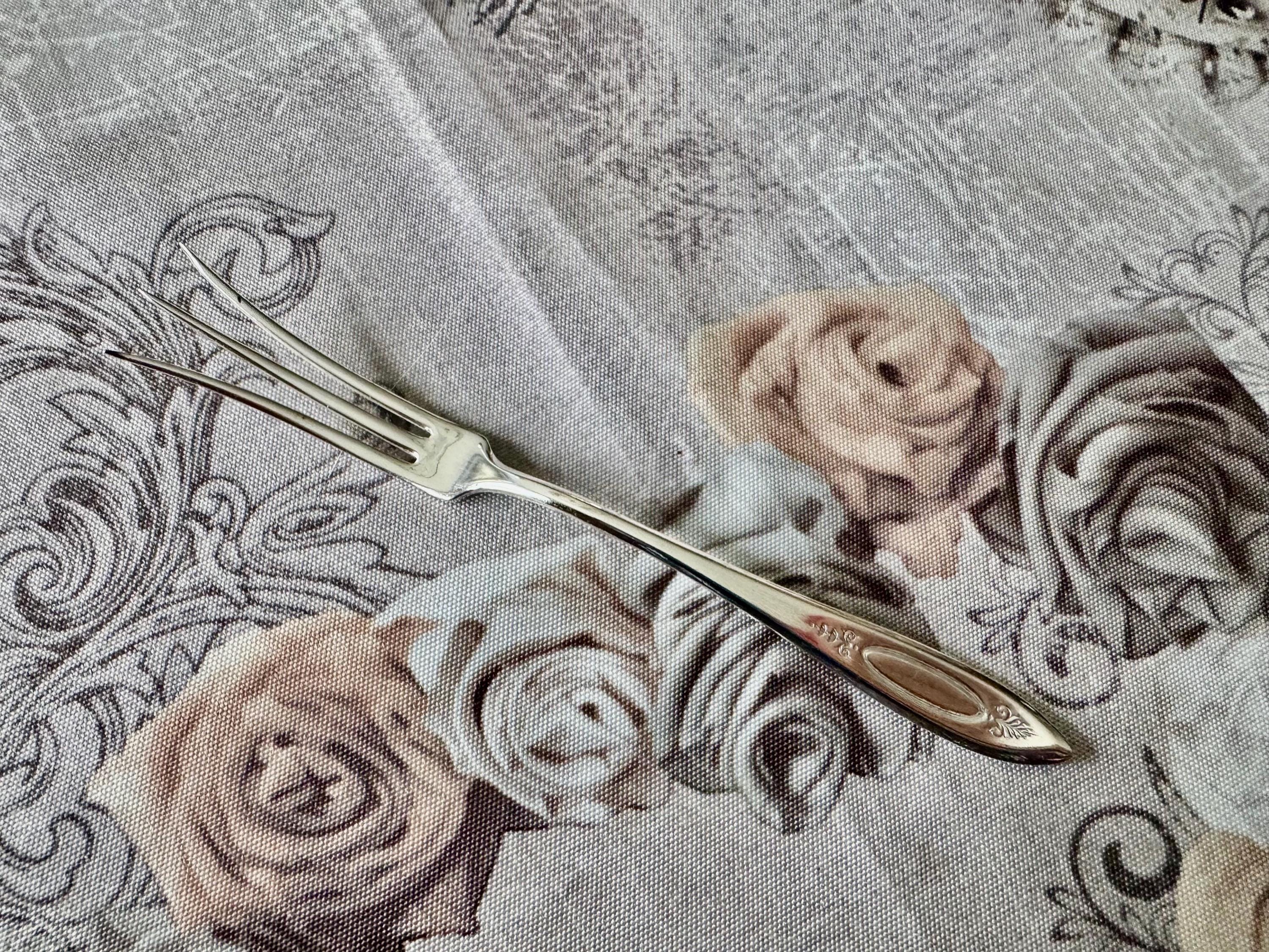 Vintage English Silverplate Cocktail Serving Forks – Mechanical Ejector Fork by Lion Works & More