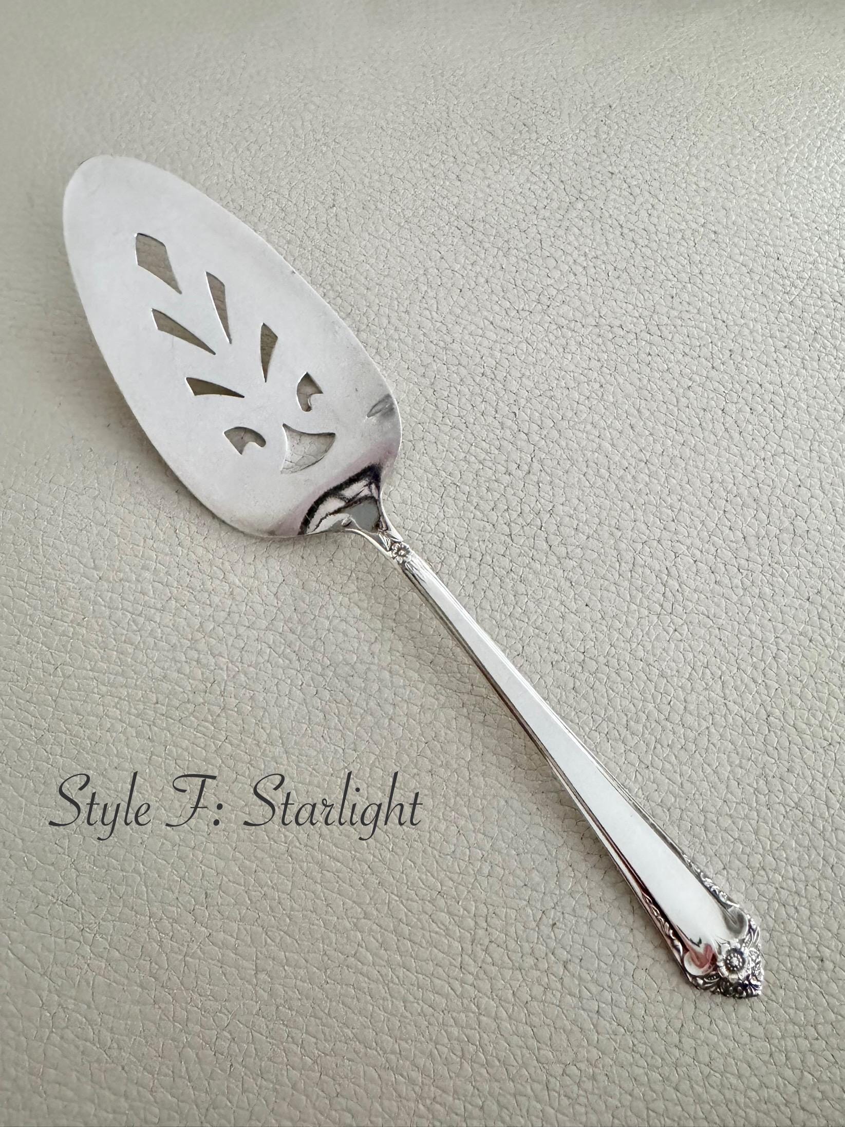 Vintage Perforated Silver Plated Cake Pie Servers - Sold Individually - Pick your favorite