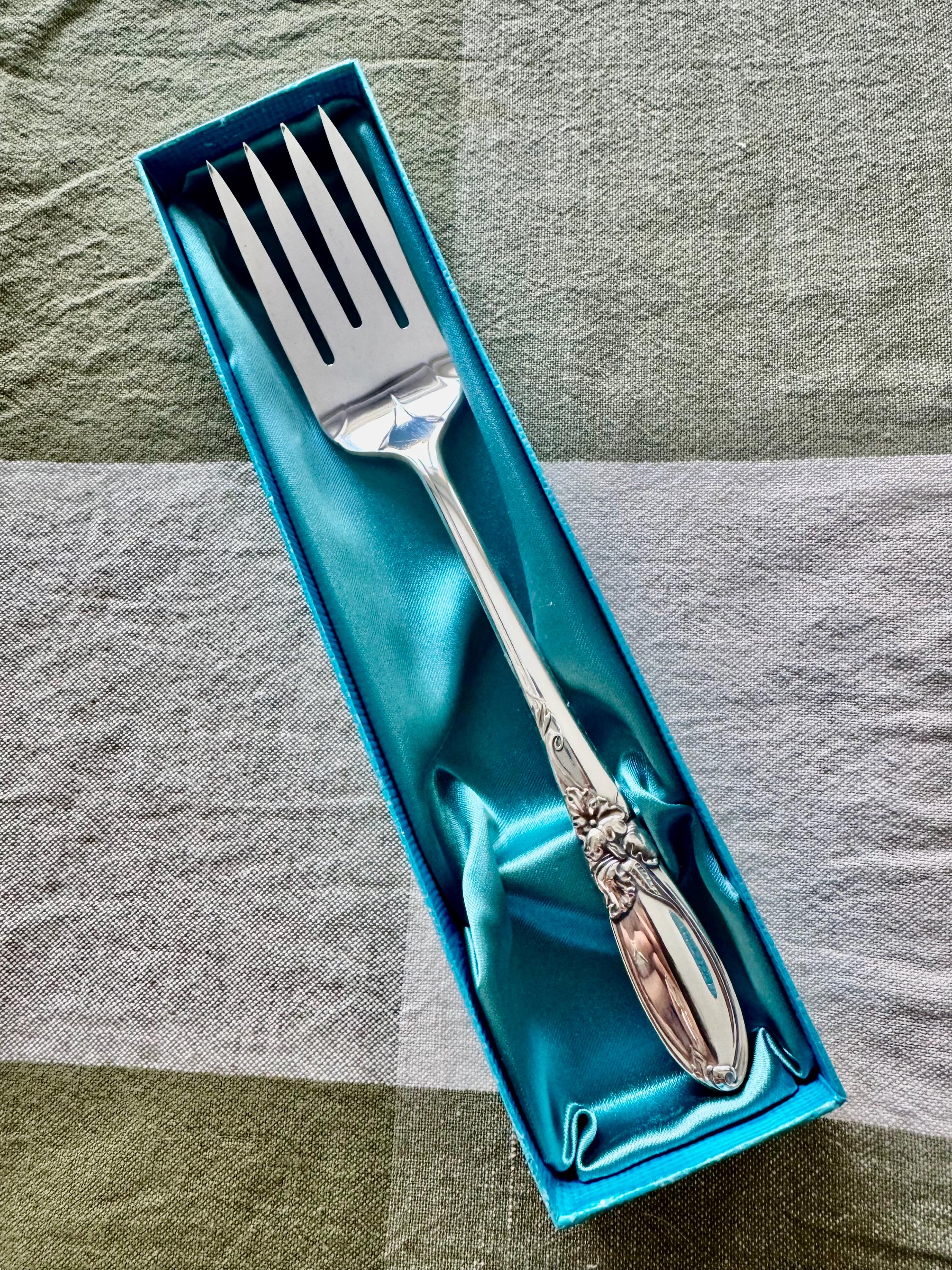 Vintage White Orchid Silverware Set: 1953 Community Silverplate