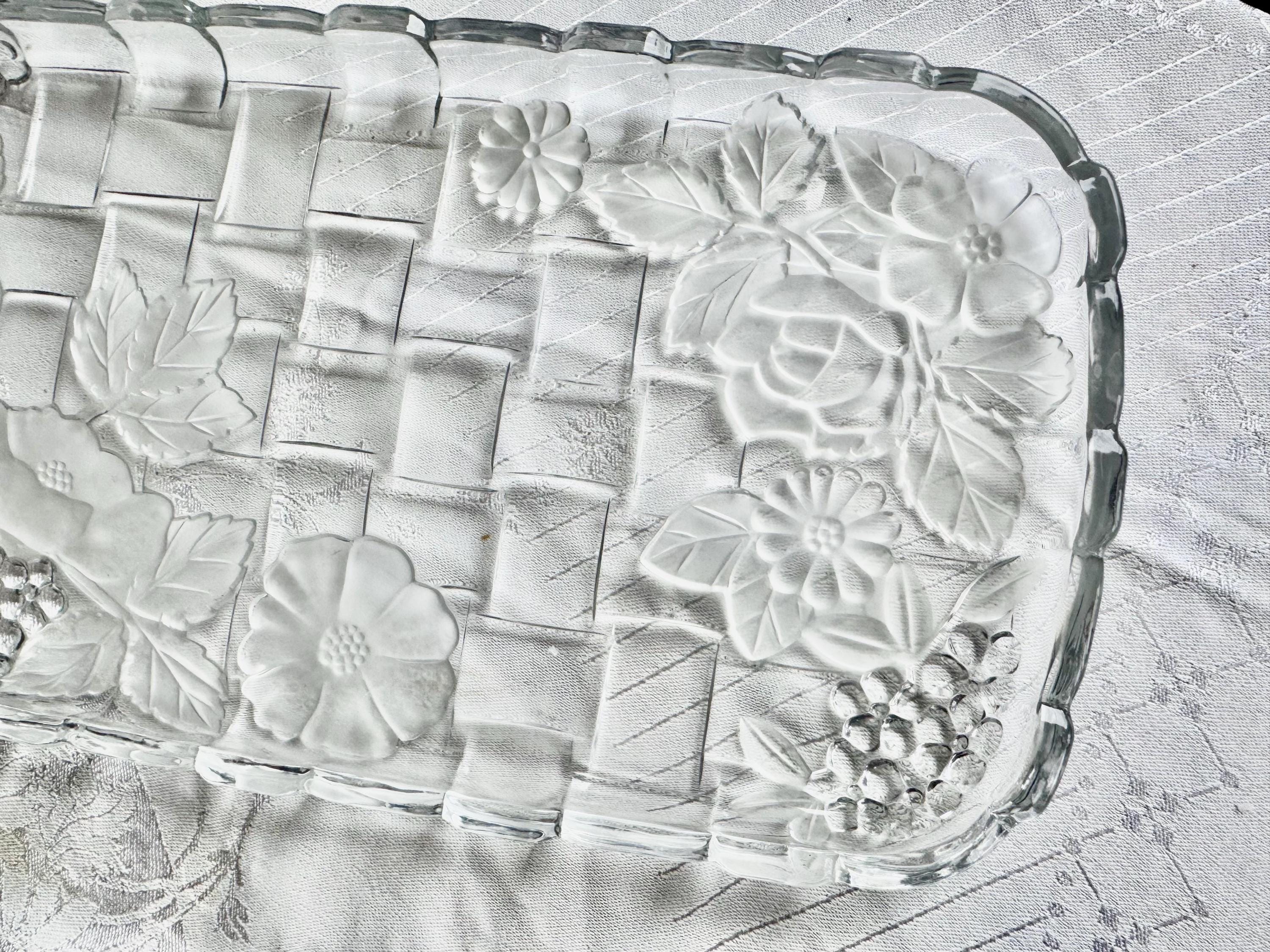 Vintage Napoli Glass Serving Tray — Crystal Clear Industries