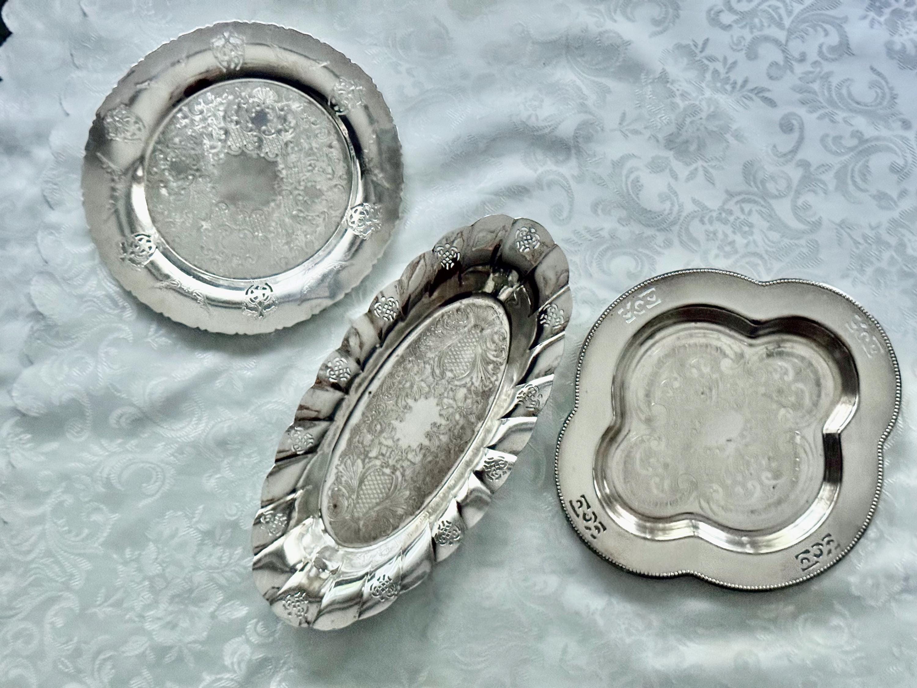 Vintage Canadian Silverplated Perforated Trays – Variety of Designs – Made in Canada – Sold Individually