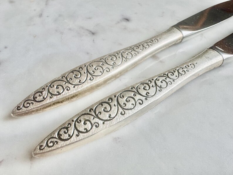 Wallace “Spanish Lace” Sterling Handle Knife – 1964 – Elegant Hollow Knife 画像 7