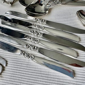 Vintage South Seas Community Silverplate Flatware Set (47 items) – Full Set for 6 Persons (Mid-Century) bild 15