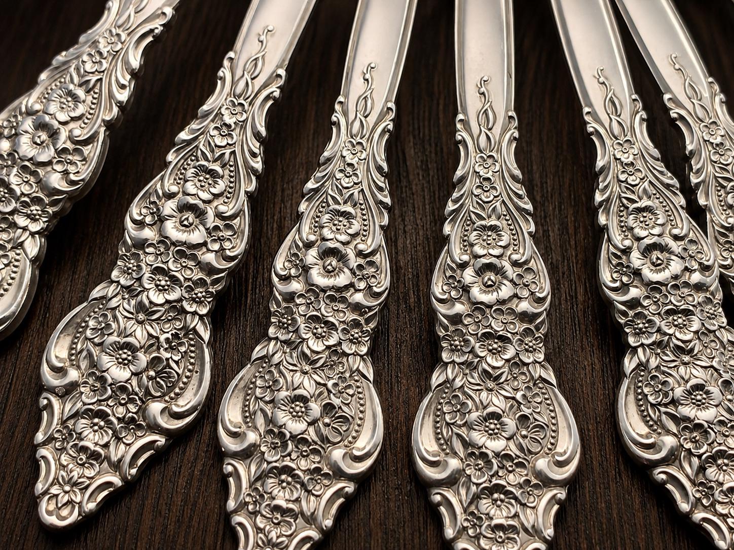 Vintage 1847 Rogers Bros Silver Renaissance Silverplate Flatware