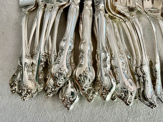 Vintage Orleans Rogers Bros Silverware Set for 10 Persons Plus Extras