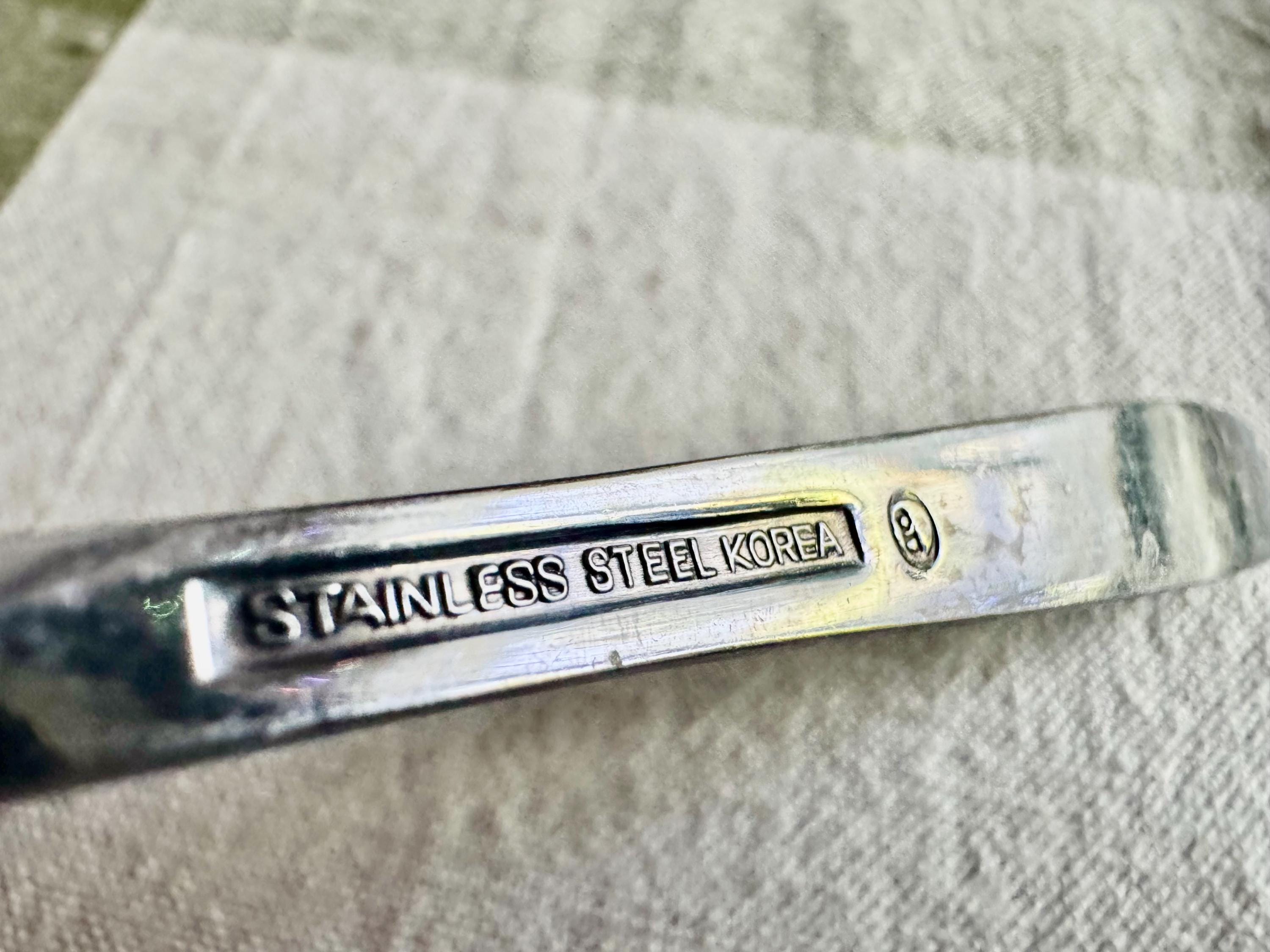 Elegant Vintage Stainless Iced Tea or Cocktail Spoons — Japan or Korea — Long Handle