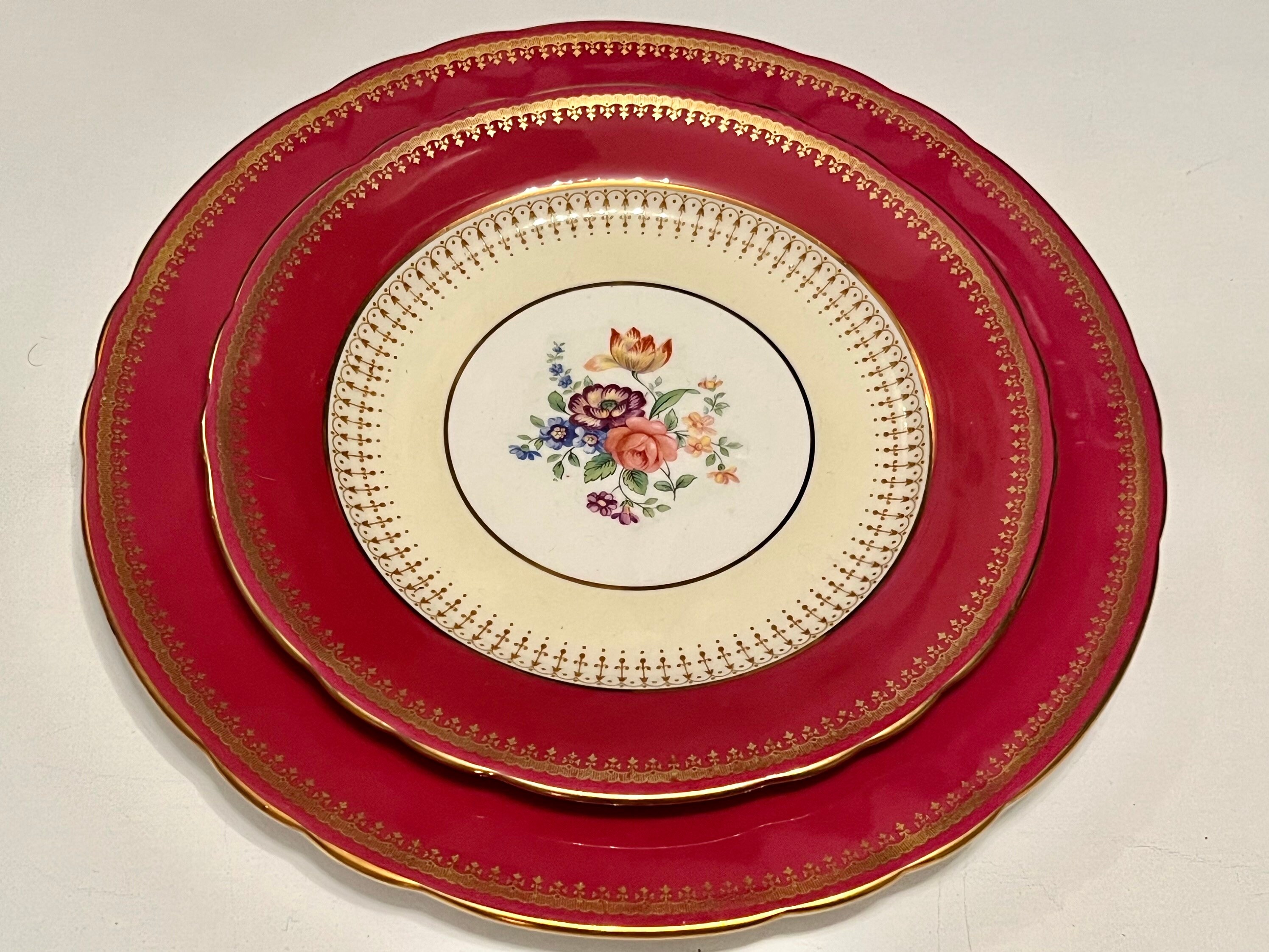 Dinner Set for 8 Persons HATFIELD Aynsley England Etsy