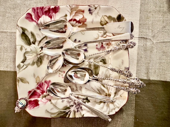 Antique & Vintage Sterling Silver Tea or Coffee Spoons – Sold Individually or in Sets
