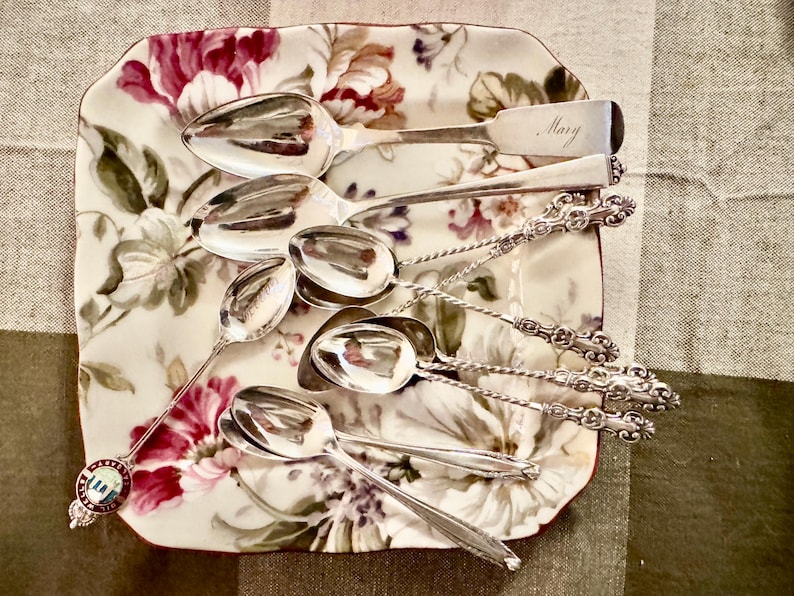 Antique & Vintage Sterling Silver Tea or Coffee Spoons – Sold Individually or in Sets 画像 1