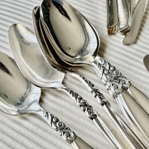Vintage South Seas Community Silverplate Flatware Set (47 items) – Full Set for 6 Persons (Mid-Century) bild 17
