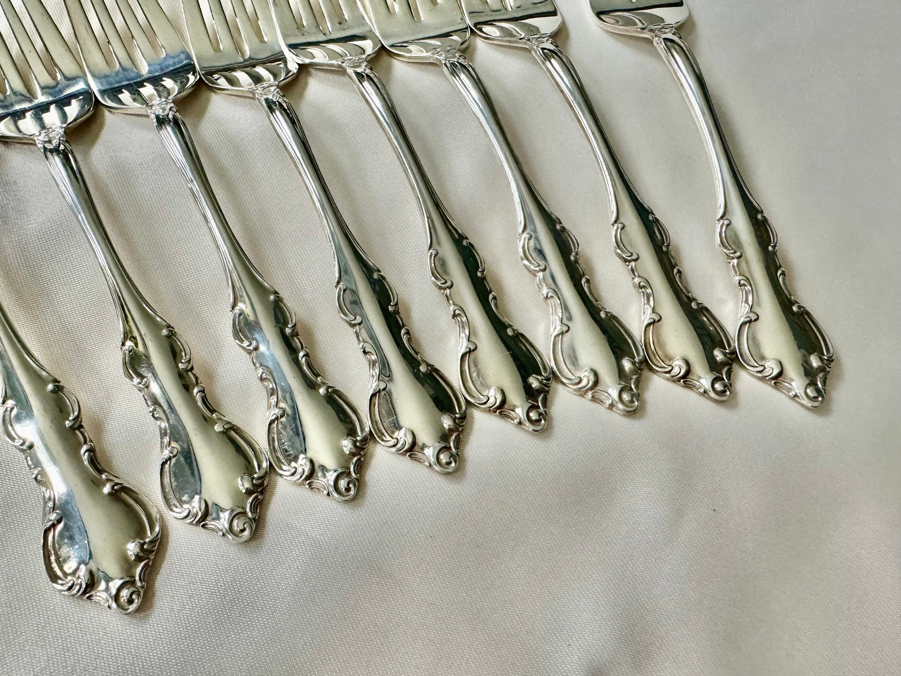 Vintage International Silver Co. Silver-Plated Flatware Set – Service for 12 (62 Pieces) in Storage Chest
