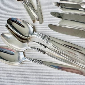 Vintage South Seas Community Silverplate Flatware Set (47 items) – Full Set for 6 Persons (Mid-Century) bild 13
