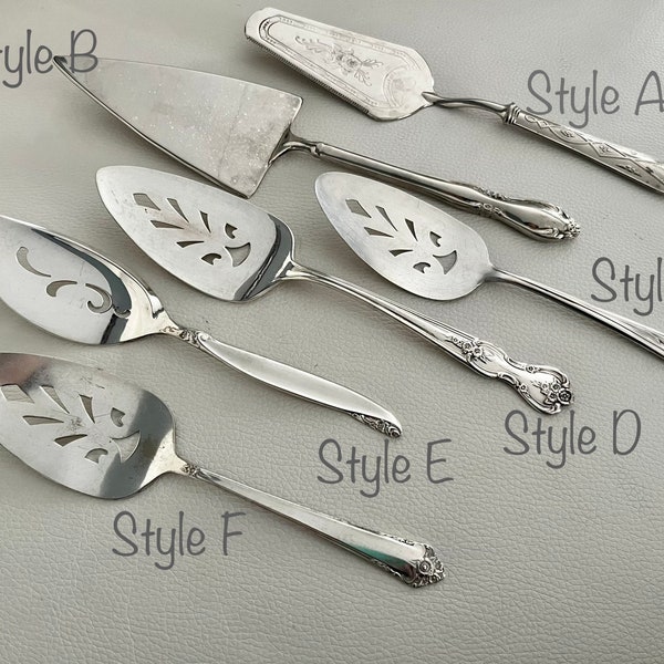 Vintage Perforated Silver Plated Cake Pie Servers - Sold Individually - Pick your favorite