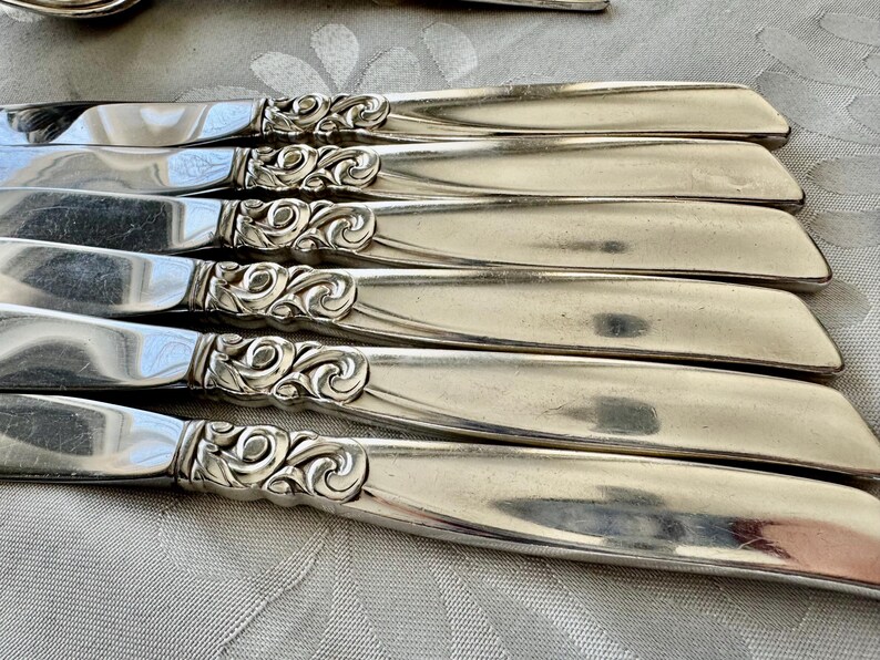 Vintage South Seas Community Silverplate Flatware Set (47 items) – Full Set for 6 Persons (Mid-Century) bild 2