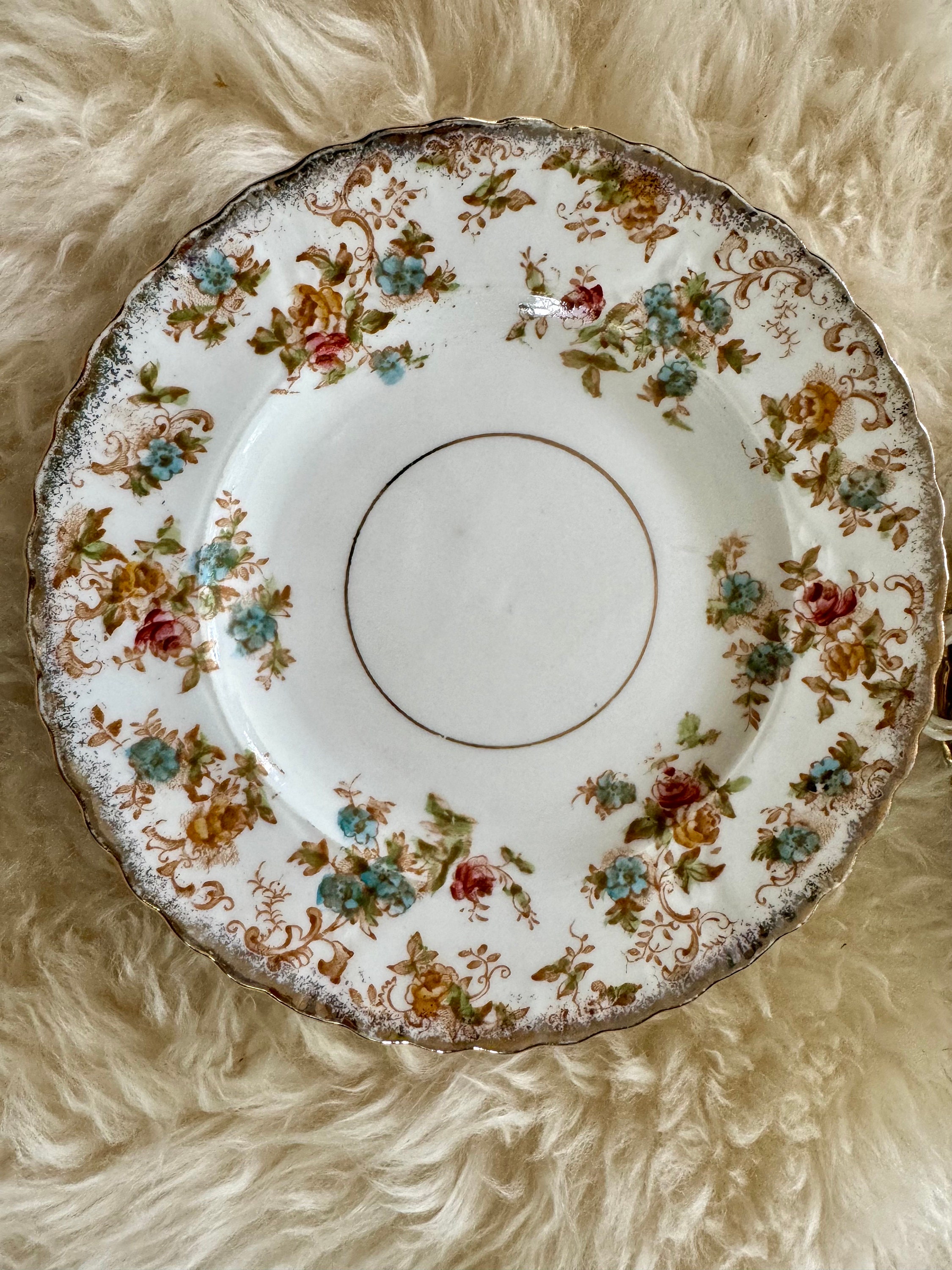 Antique Thomas Poole Royal Stafford China Dessert Set circa 1912