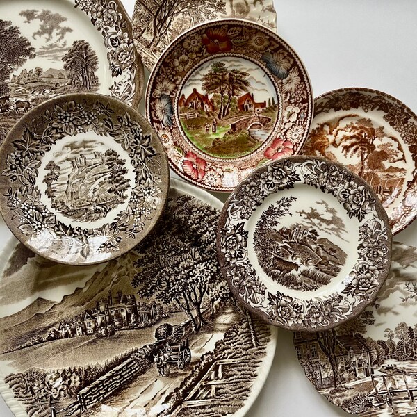 Mismatched Plates Etsy