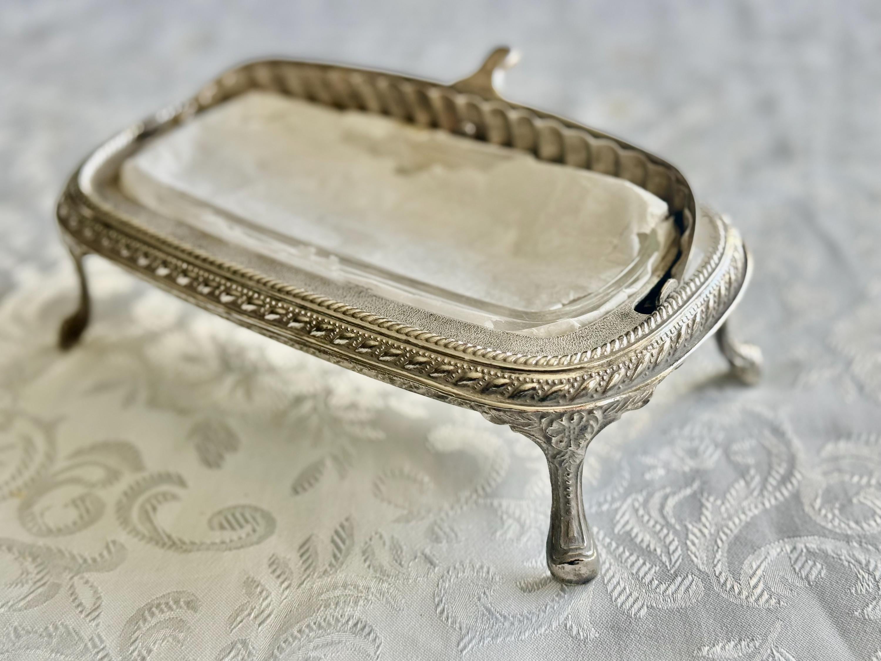 Vintage Silverplate Covered Dishes & Roll-Top Server — Sold Individually