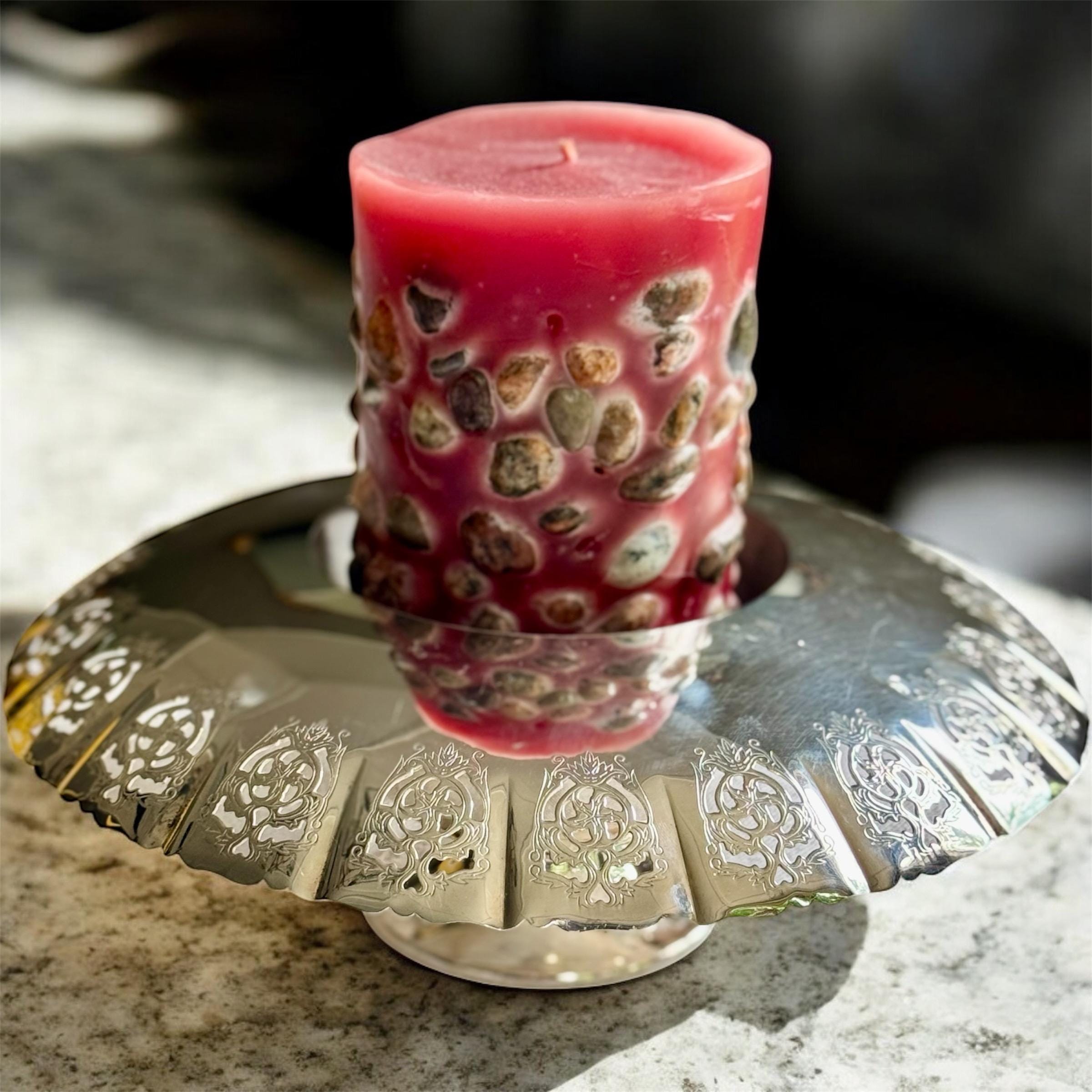 Elegant Vintage Silverplate Centerpiece with Glass Frog – Rose Bowl – Wedding & Event Table Decor