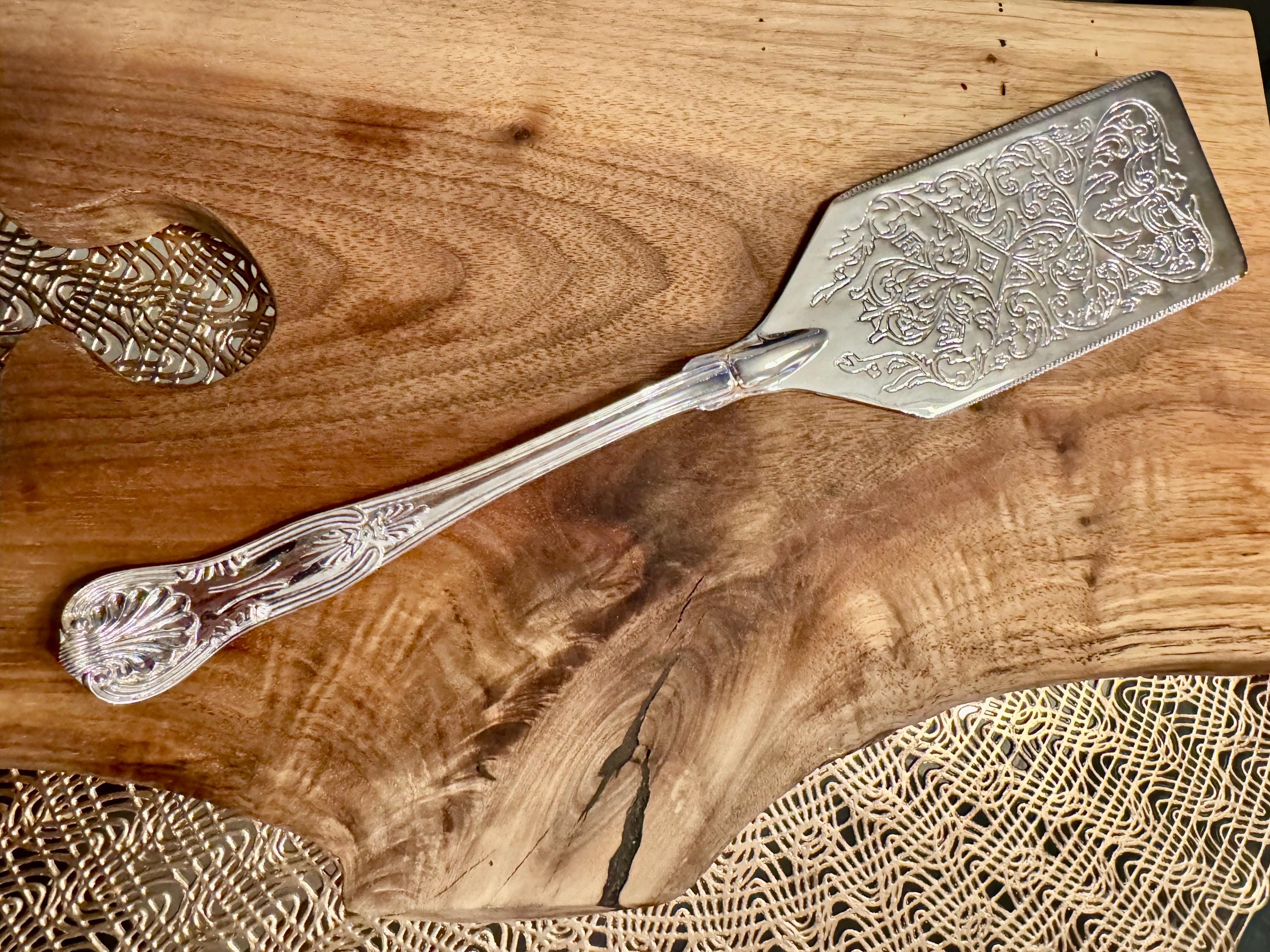Vintage Silver Plated Triangular/Rectangular Wedding Cake Pie Servers - Sold Individually - Pick your favorite