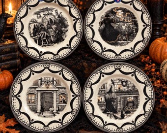 Halloween Dinner Plate: Royal Stafford England Wicked Witches