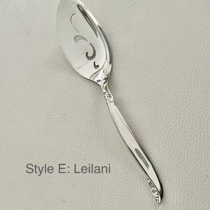Vintage Perforated Silver Plated Cake Pie Servers - Sold Individually - Pick your favorite Style E: Leilani
