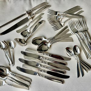 Vintage South Seas Community Silverplate Flatware Set (47 items) – Full Set for 6 Persons (Mid-Century) bild 16