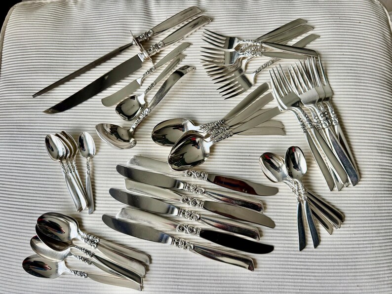 Vintage South Seas Community Silverplate Flatware Set (47 items) – Full Set for 6 Persons (Mid-Century) bild 16