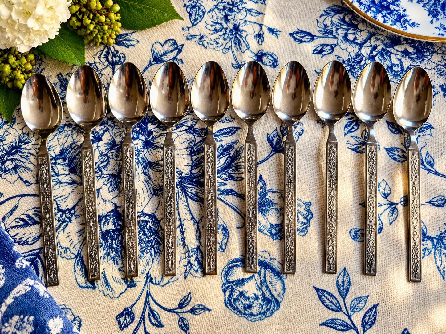 Vintage National Stainless Kashmir Flatware, Japan 1960s Mid Century Cutlery, Custom Sets and Serving Pieces