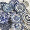 Blue & White Dinner Plate | Vintage-Inspired English Earthenware | Made in England
