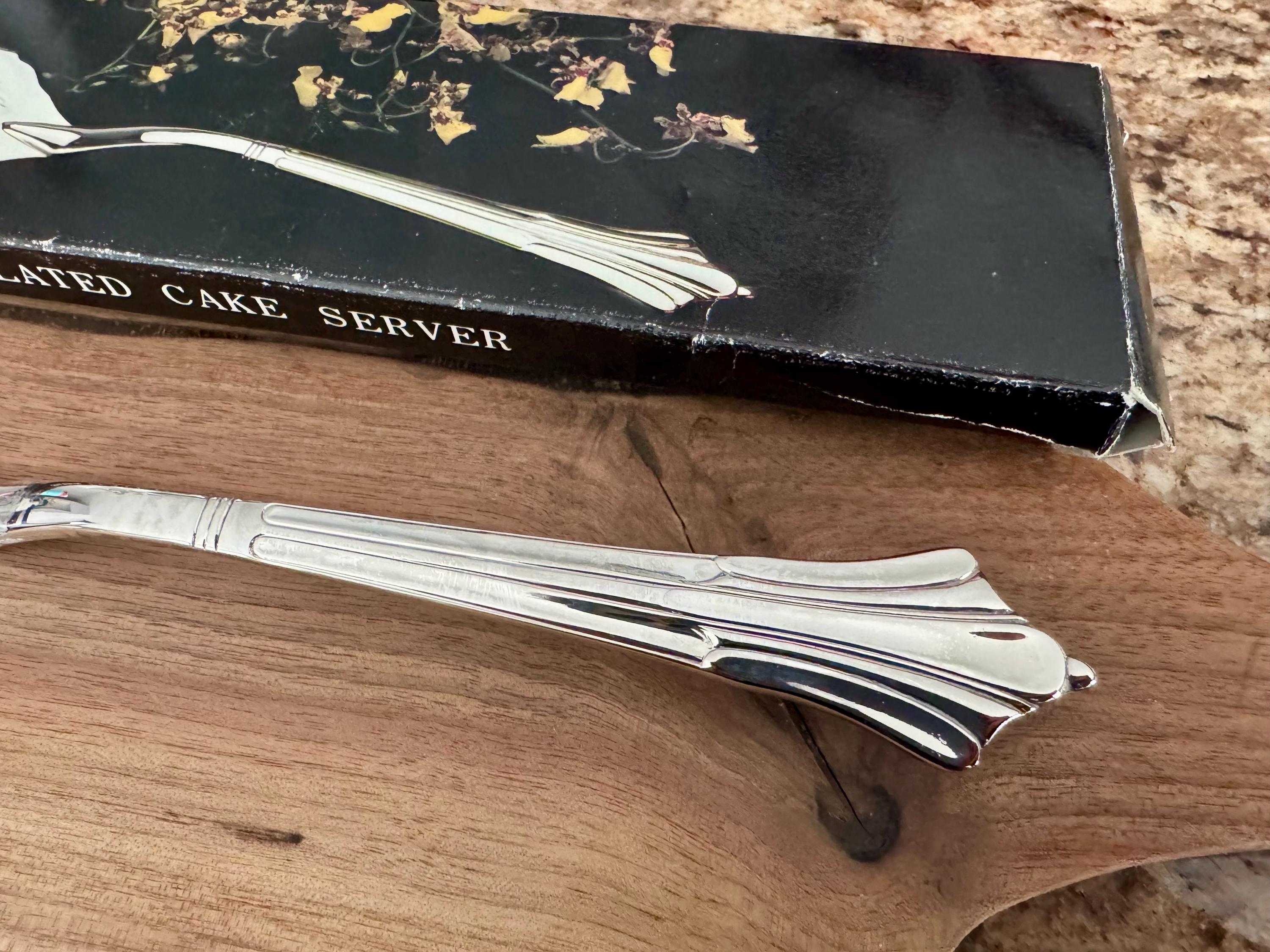 Vintage Silver Plated Triangular/Rectangular Wedding Cake Pie Servers - Sold Individually - Pick your favorite