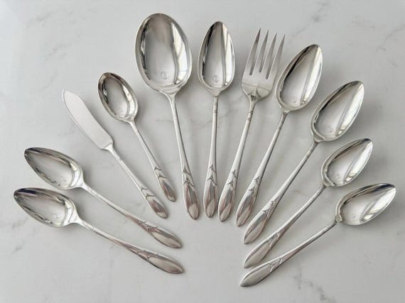 Vintage Community Lady Hamilton Silverplate Serving Pieces – 11 Piece Set