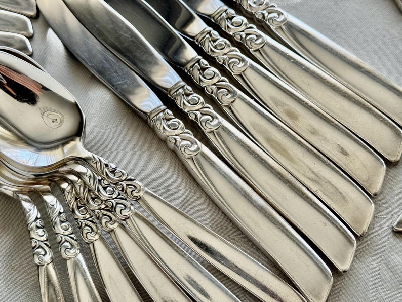 Vintage South Seas Community Silverplate Flatware Set (47 items) – Full Set for 6 Persons (Mid-Century) bild 1