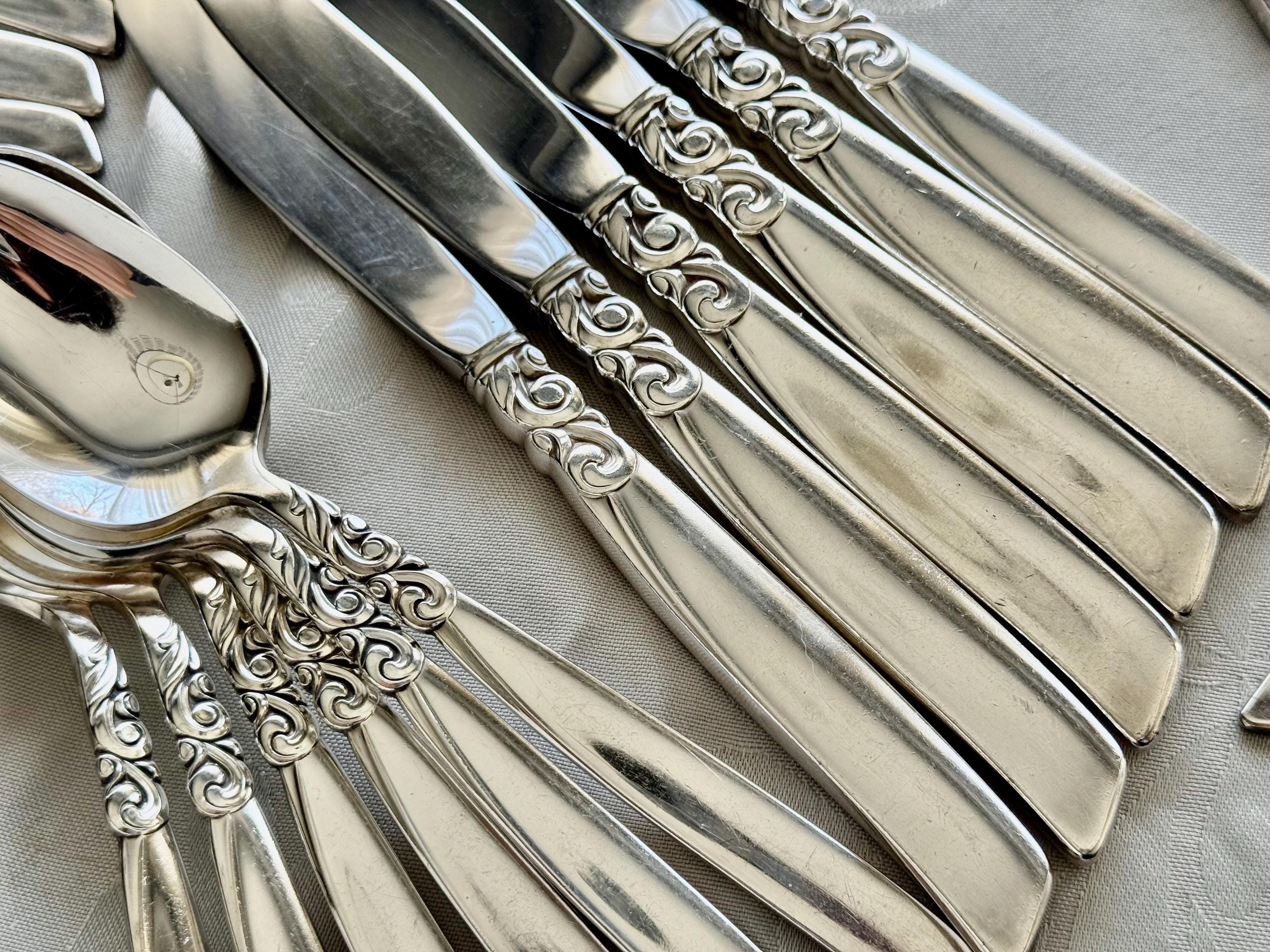 Vintage South Seas Community Silverplate Flatware Set (47 items) – Full Set for 6 Persons (Mid-Century)
