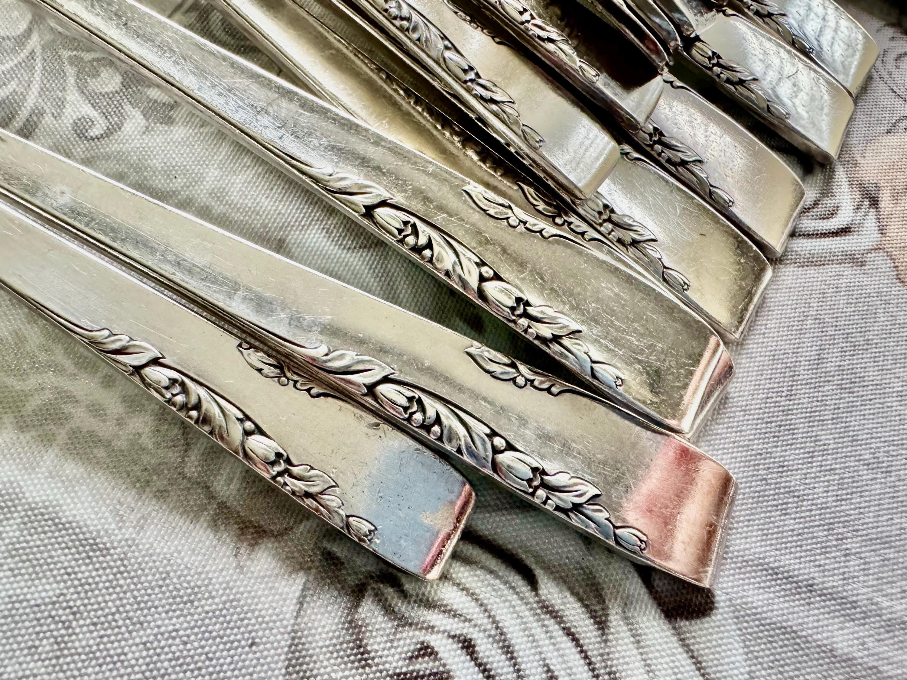 Vintage 1881 Rogers “Proposal” Silverware Set — Serving Set with Carving Knife