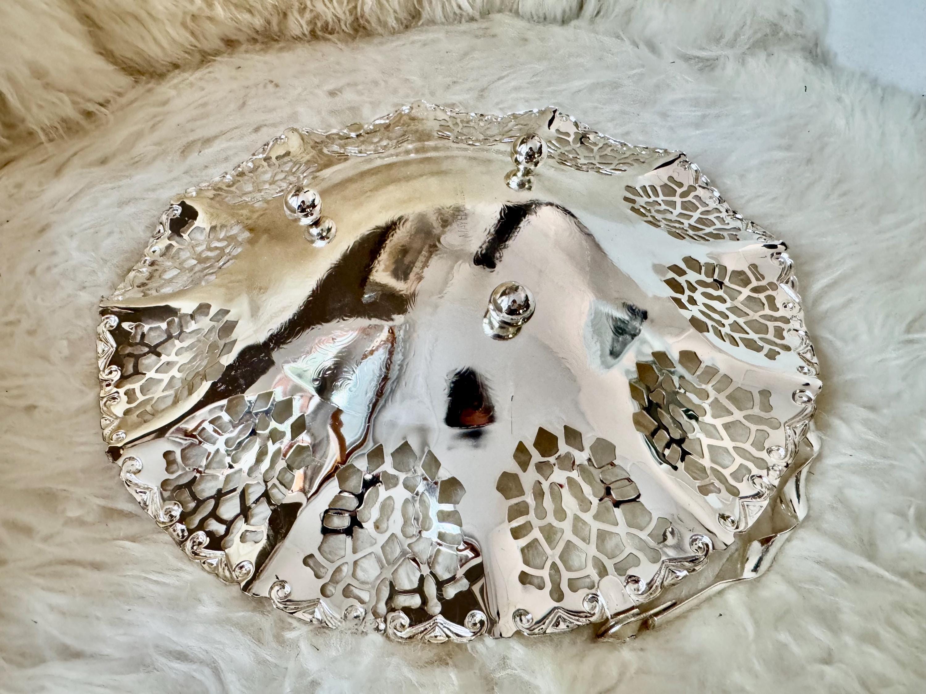 Vintage Mayell Silver Plated Baskets – EP Steel – Made in England