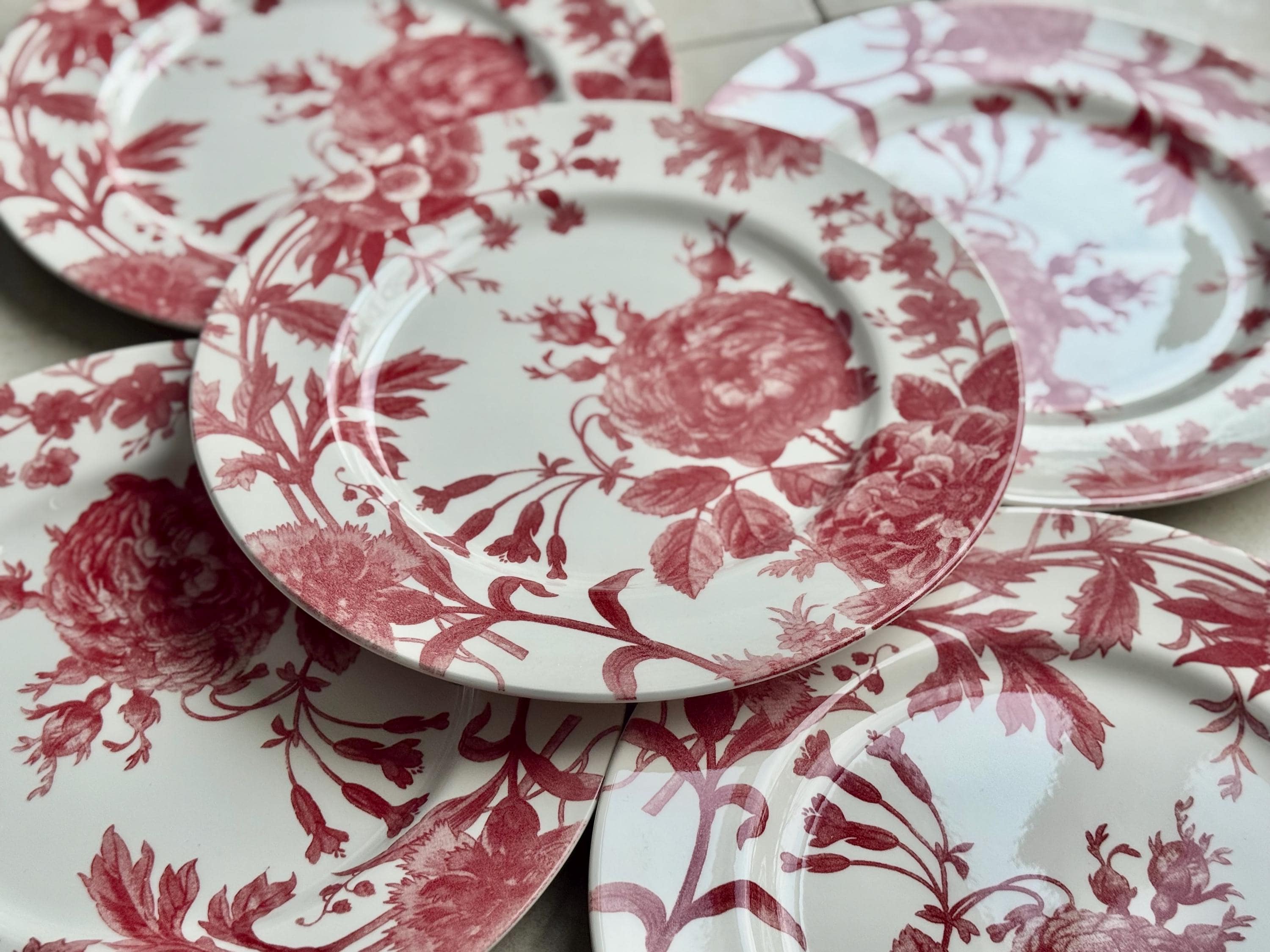 New Vintage Style Transferware - Dinner Plates 11” - Royal Stafford England