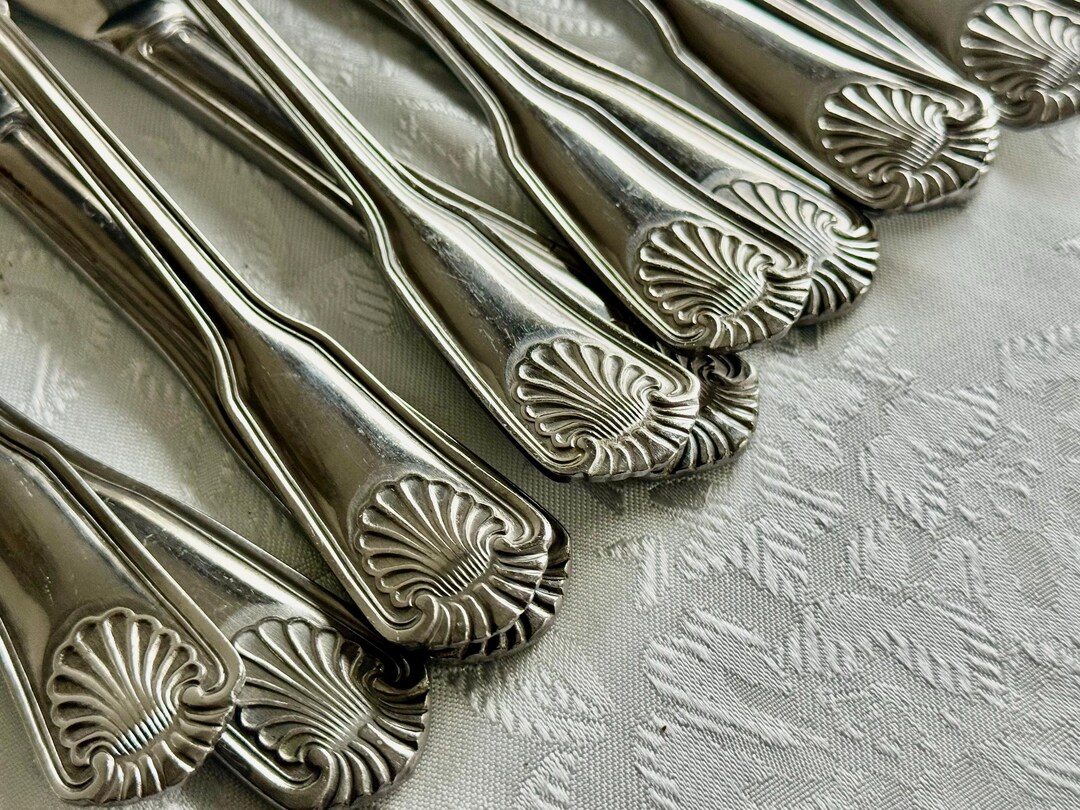 Vintage “shell” Pattern Flatware by International Stainless China – Set ...