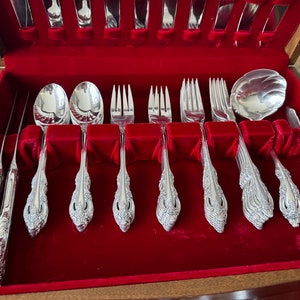 Artistry Vintage 1960+ Complete Silverplate Set for 8 Persons (46 items) — Optional Chest image 1