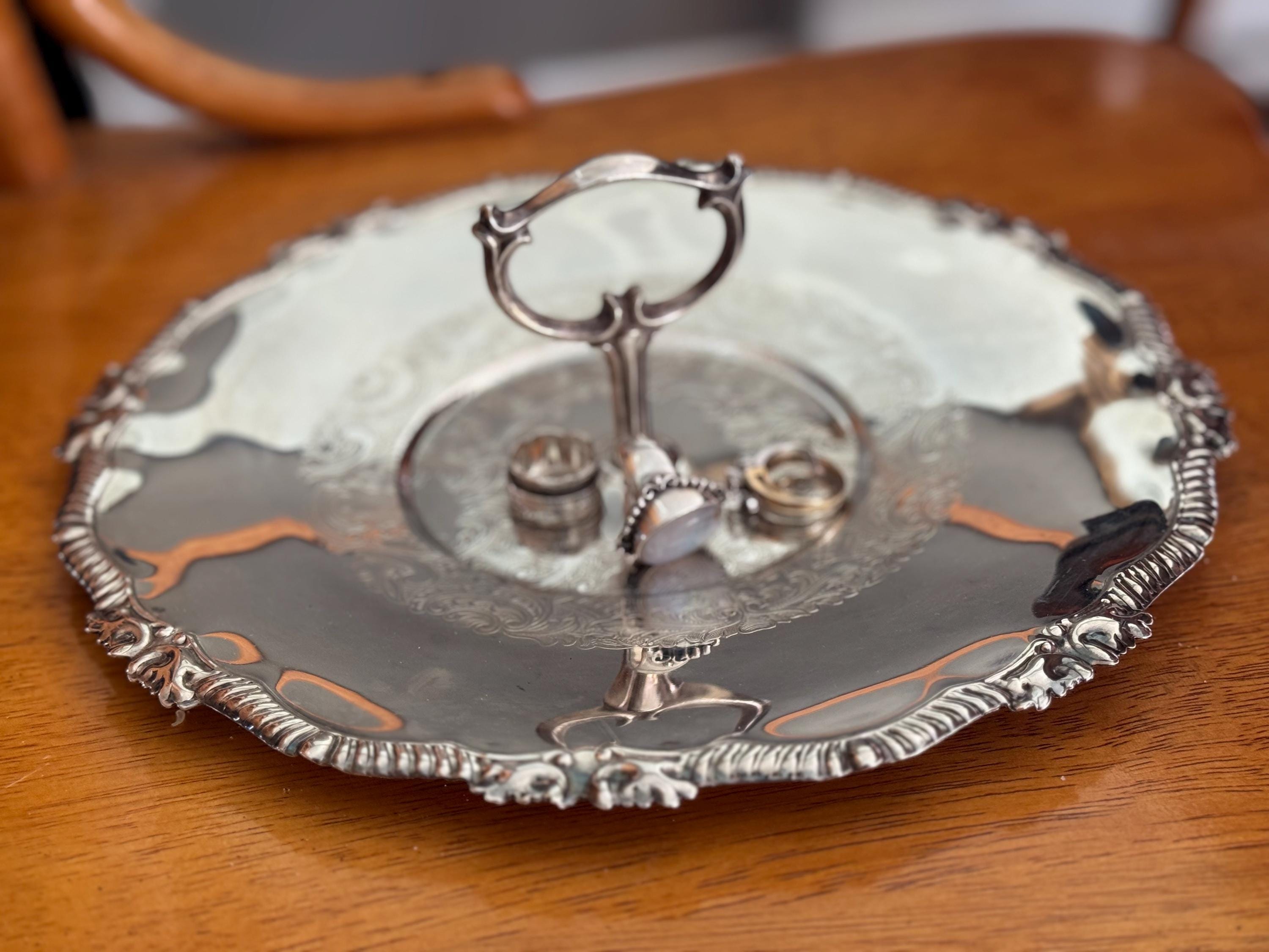 Marlboro Plate Handled Tray – E.P. Copper Canada – 10” Engraved